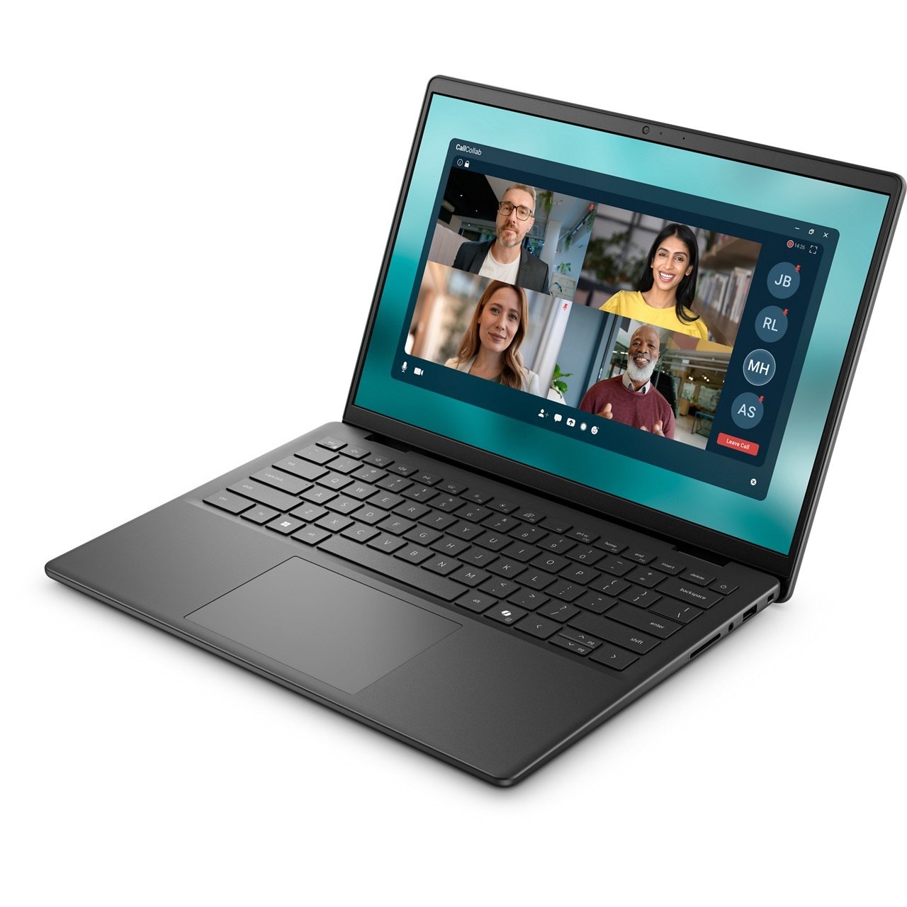 Laptop DELL Pro 14 Essential, 14" Full HD+, Intel® Core™ 5 120U pana la 5 GHz, 16 GB RAM DDR5, 512 GB SSD, Intel® Graphics, Windows 11 Pro, Black 512 GB