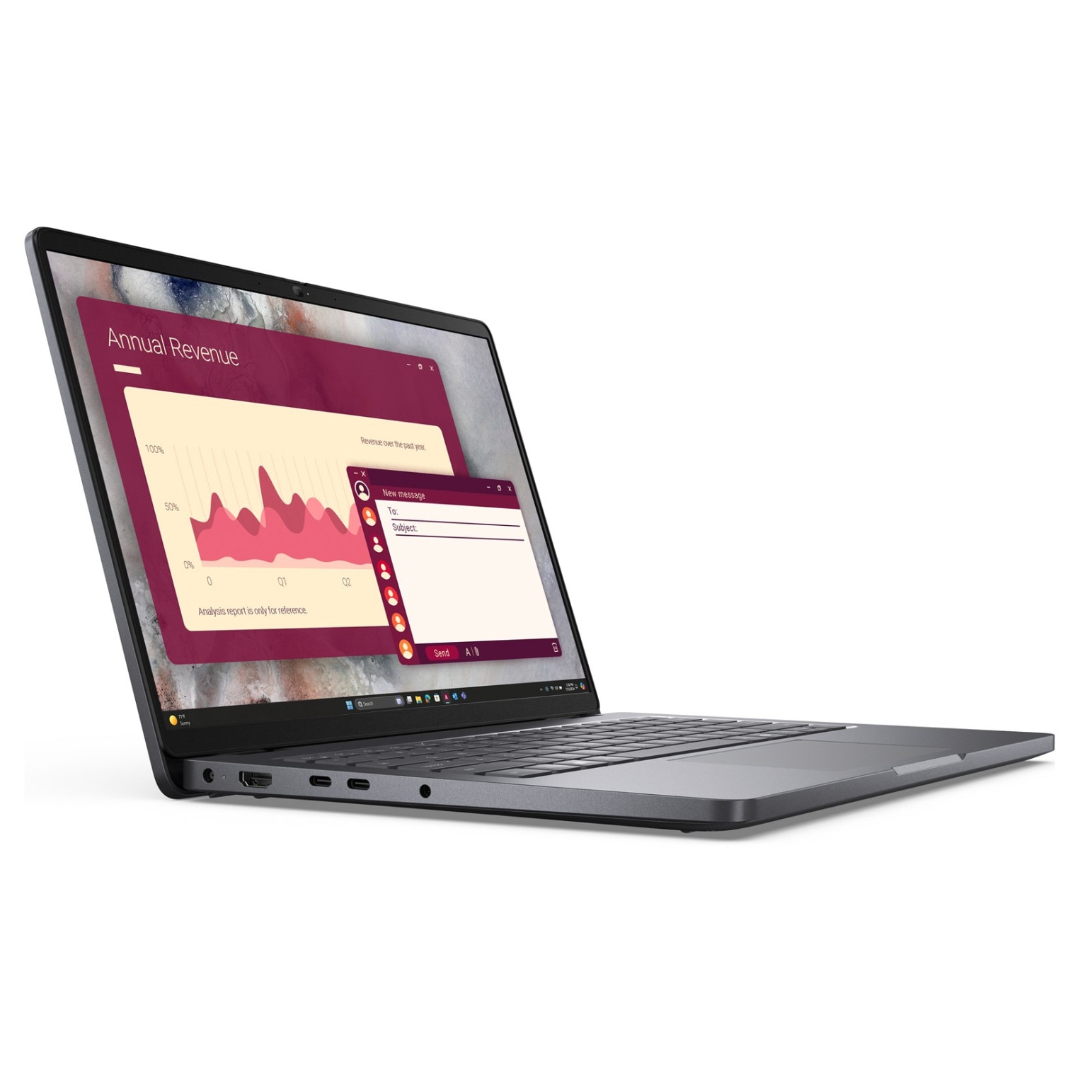 Laptop DELL Pro 14 PC14250, 14" Full HD+, Intel® Core™ 7 150U pana la 5.4 GHz, 16 GB RAM DDR5 5200 MT/s, 512 GB SSD, Intel® Graphics, Windows 11 Pro, Black 512 GB