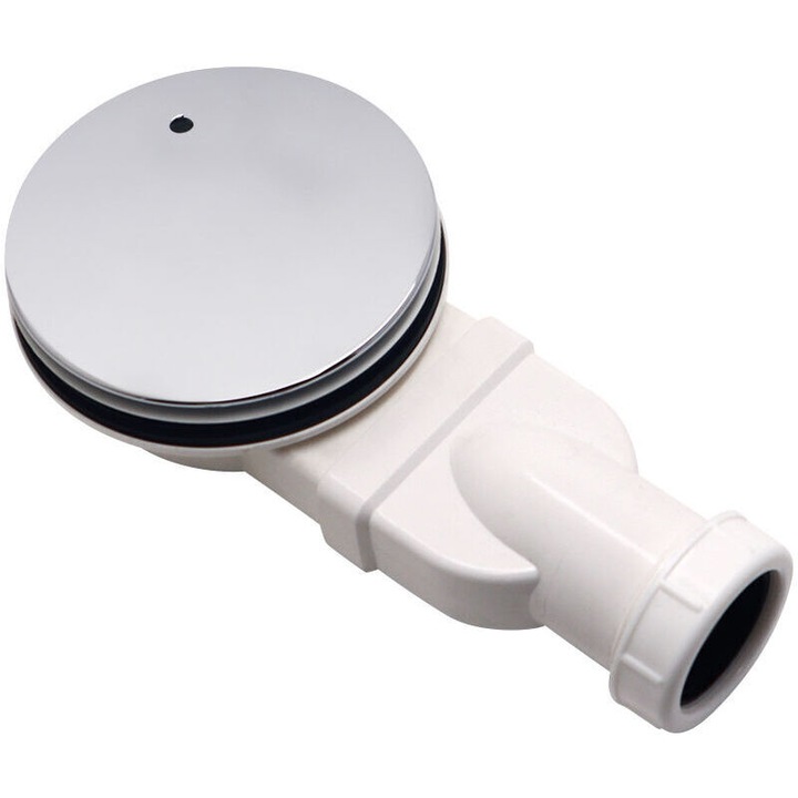Lefolyórendszer, extra lapos zuhanylefolyó, 90 mm, króm, 40 mm