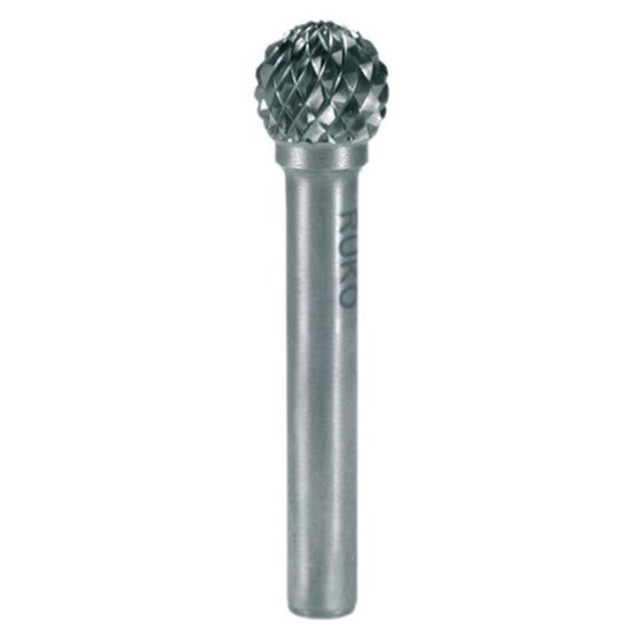 Freza metal dur, tija 6mm, diametru 10mm, lungime 9mm, negru