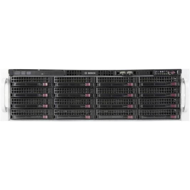 Sistem NVR Bosch DIVAR IP all-in-one 7000 3U (gen 3), Intel Xeon Hexa Core, 16 GB RAM, 256 canale IP, RAID-5/6, DIP-73G8-16HD