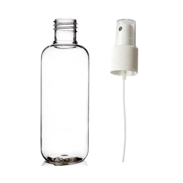 Átlátszó spray flakon 50ml 11.5x4cm