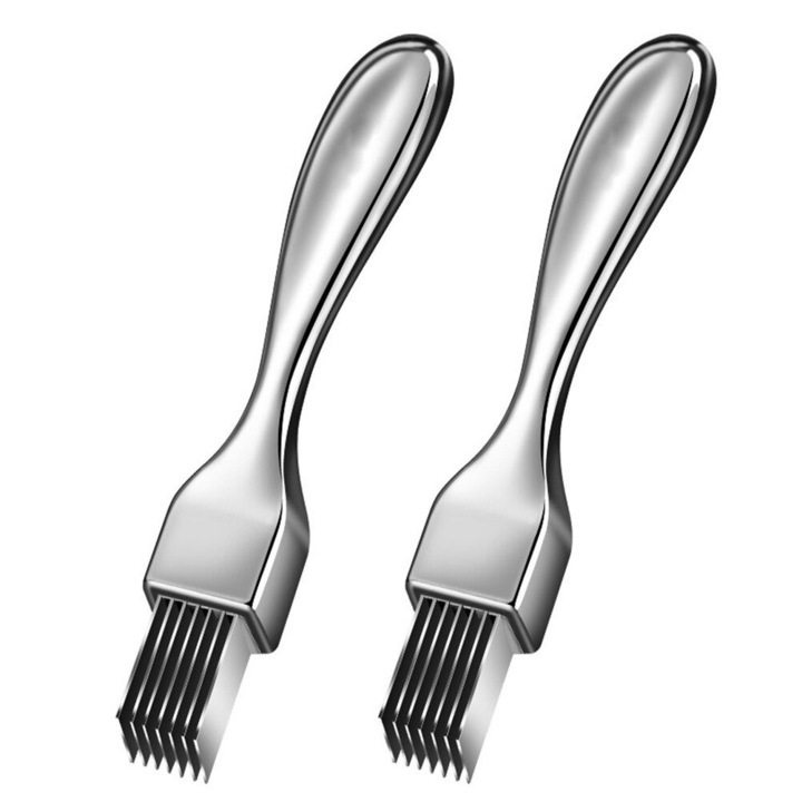 Feliator manual ceapa verde, inox, 15.5x2.5x1cm, set 2 bucati
