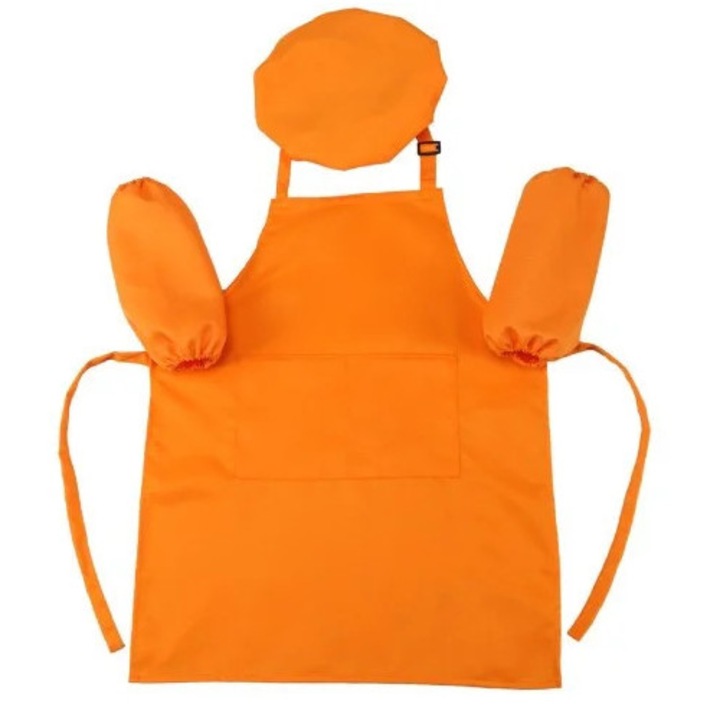 Set sort copii, ajustabil, portocaliu, 60x45cm