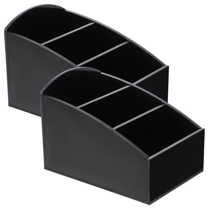 YANYXR fekete akril tea és kávé rendszerező 12.5x8.5x9cm, 2 darabos szett