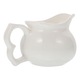 Cana ceramica alba 11.5x8x7cm pentru lapte