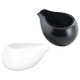 Set 2 cani ceramice multifunctionale, negru alb, 9x7x5cm