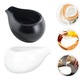Set 2 cani ceramice multifunctionale, negru alb, 9x7x5cm