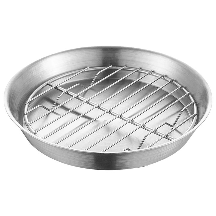 YANYXR sütő- és grillrács szett, rozsdamentes acél, 12.7x12.7x2.5cm, ezüst