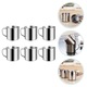 Set 6 cani din inox ZYBLSSBB LSM2xh11759-BCS0112381-1, 245 ml, argintiu