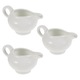 Set 3 cani ceramica alba pentru lapte si cafea 250ml