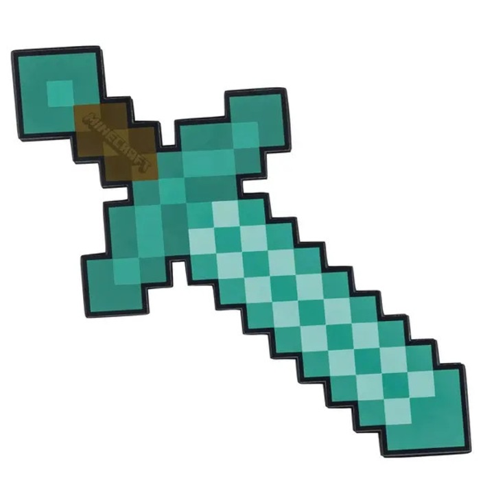 Minecraft habszivacs kard, többszínű, 43x21.5x2.5 cm