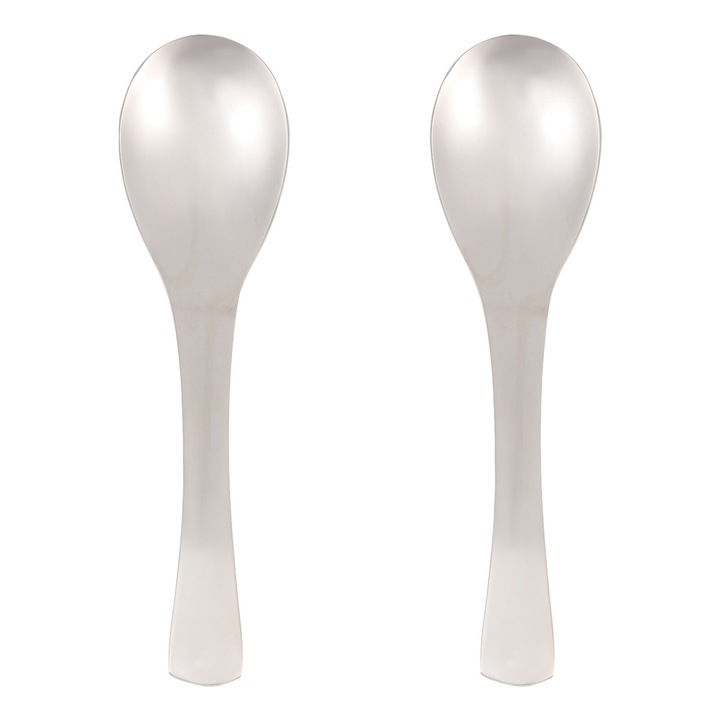 Linguri pentru supa, set 2 bucati, otel inoxidabil, rezistente, 20x4cm