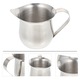 Cana lapte inox 60ml, capacitate mica, design simplu, usor de curatat