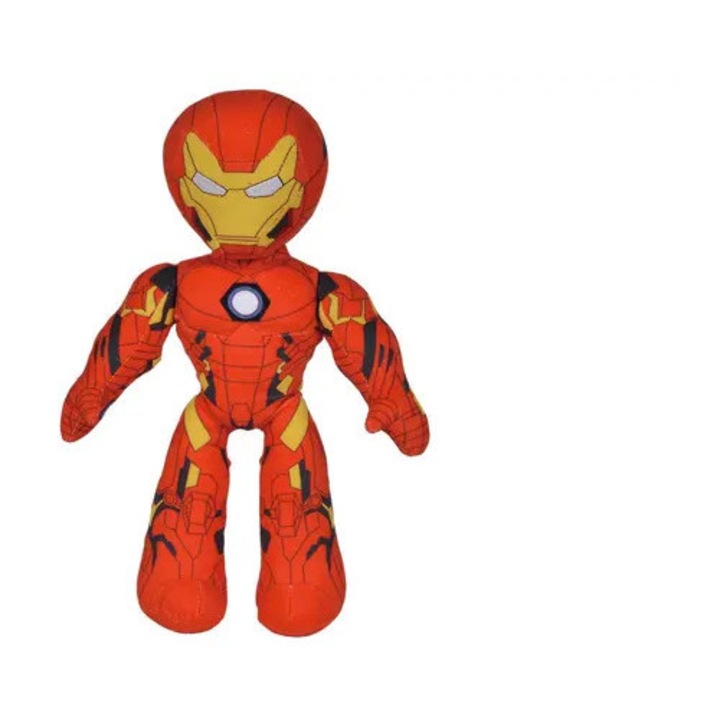 Iron Man plüssjáték, 25cm, többszínű, hajlítható