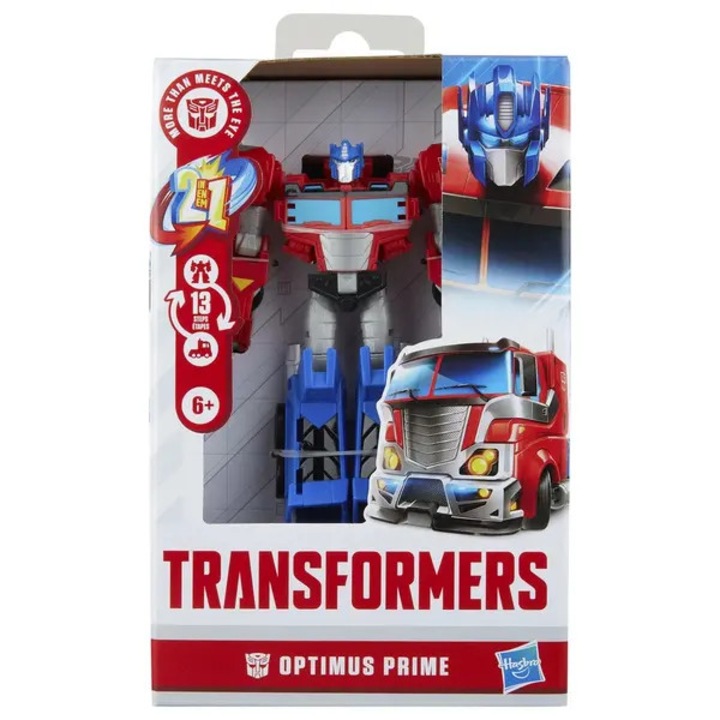 Robot de jucarie, Optimus Prime, transformabil, multicolor, 13 cm