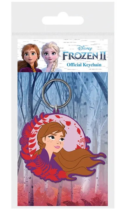 Kulcstartó Frozen 2 Anna többszínű 4.5x6cm