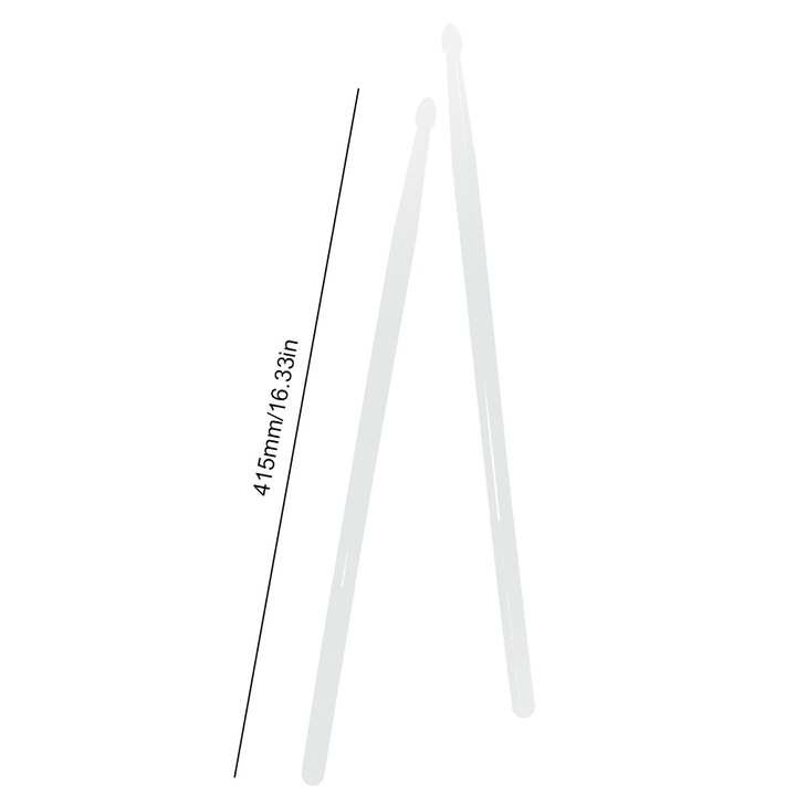 Bete de tobe luminoase din nailon, set 2 bucati, alb