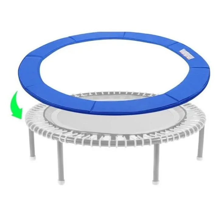 Trambulin rugóvédő k0504-CJ-260710-1578, PVC/PE anyag EPE töltettel, vastagság 15 mm, szélesség 28 cm, O 305 cm, kék