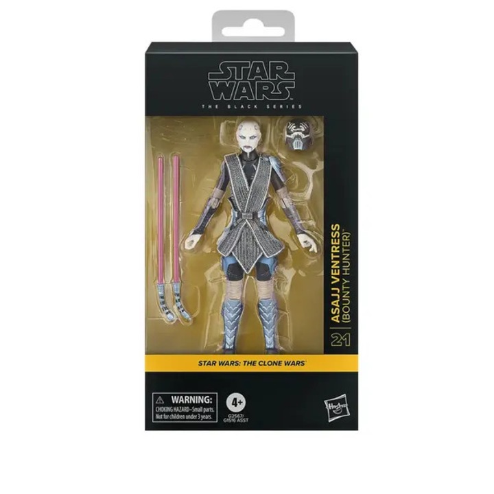 Figurina Asajj Ventress Star Wars Black Series 15cm többszínű