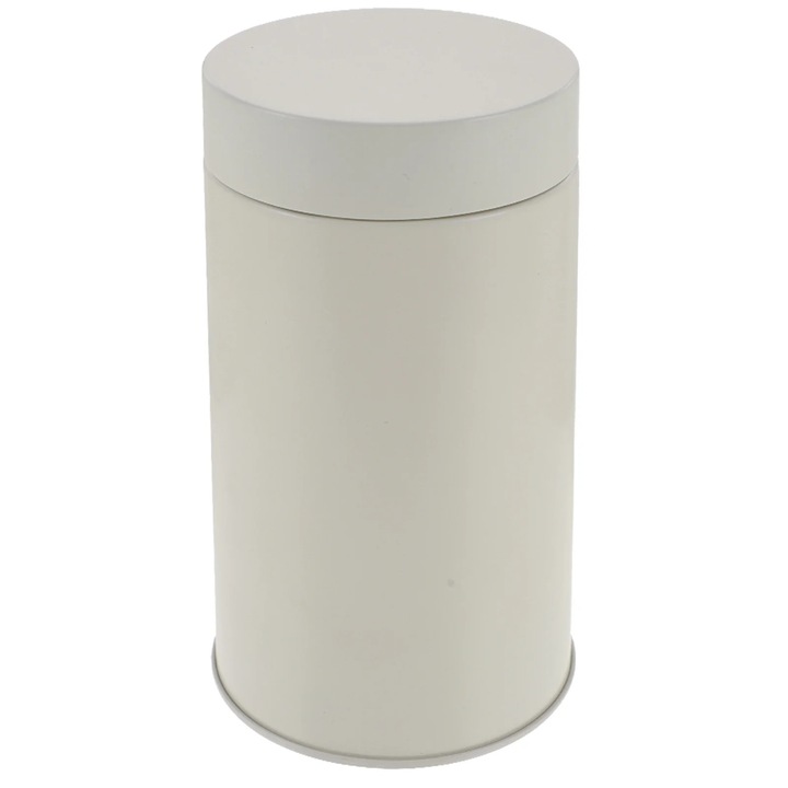 Recipient pentru ceai ZYBLSSBB LSM2xh5189-BCS0168298-2 din tabla, etans, crem, 15.5 x 8.5 cm