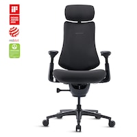 Scaun ergonomic dinamic LiberNovo Omni Pro – lombar motorizat, spatar Bionic FlexFit, tetiera reglabila, 136 kg, Gri grafit (Graphite)