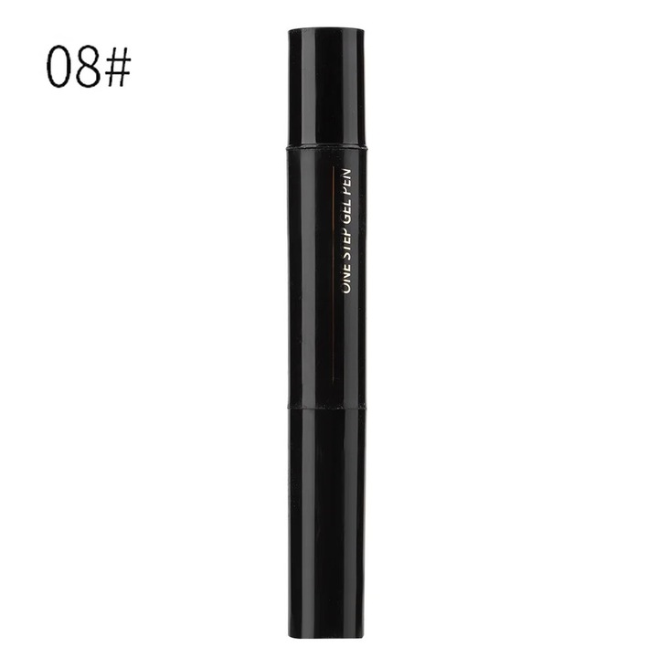 Set 3-in-1 oja gel si pensula pentru manichiura, culoare #08, 5ml