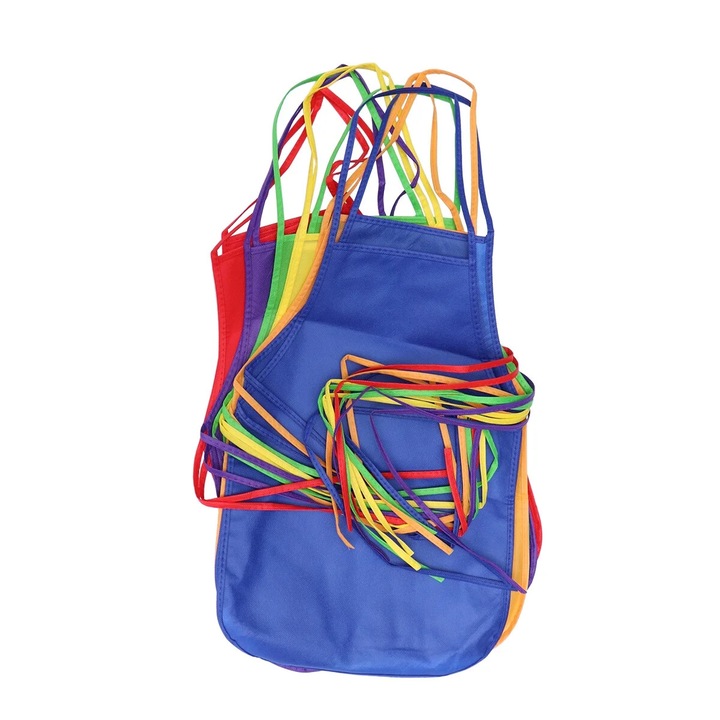 ZYBLSSBB, sort de pictura pentru copii din material netesut, impermeabil, reutilizabil, set 12 bucati, multicolor, 48 x 33 cm