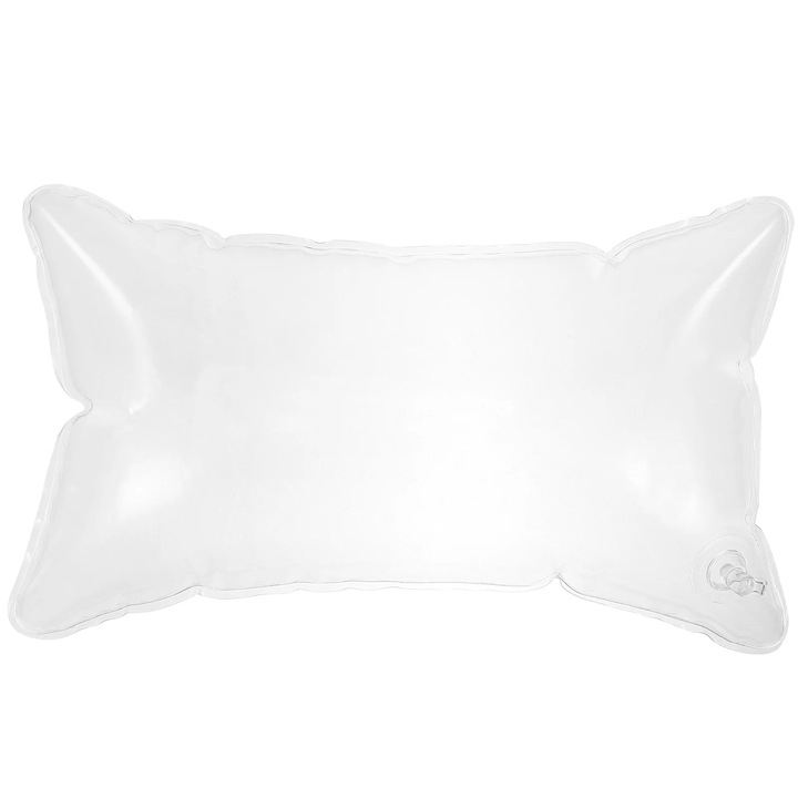 Perna gonflabila transparenta 50x30x30cm pentru camping
