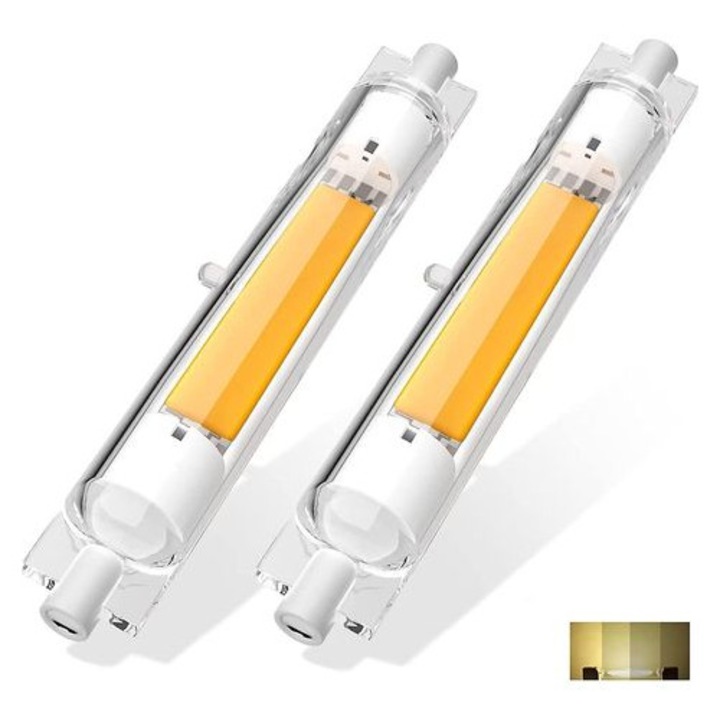 Bec LED R7S 118mm 30W kerámia meleg fehér dimmelhető villódzásmentes