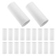 Set 30 role craft, hartie kraft, alb, 10x4x4cm