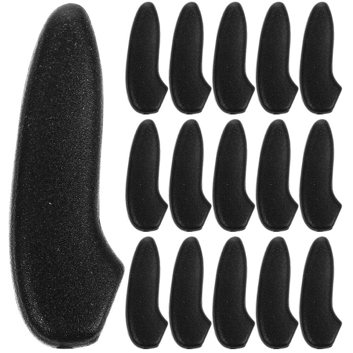 Protectii varf cutter ZYBLSSBB LSM2xh2361-BCS0103248, din plastic, pentru varfuri lame mici, negru, 30 buc, 2.5 x 0.7 x 0.3 cm