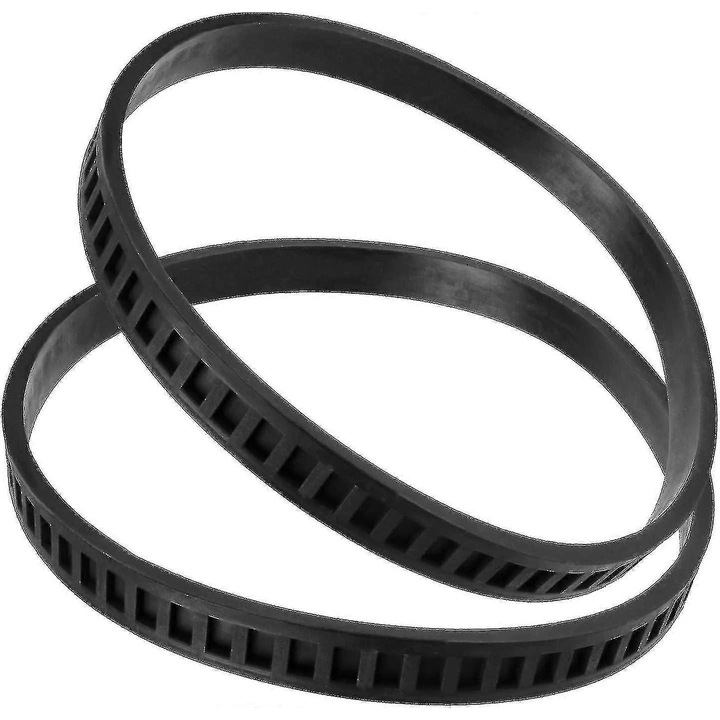 Set 2 anvelope roata pentru fierastrau banda, 6x0.5cm, negru