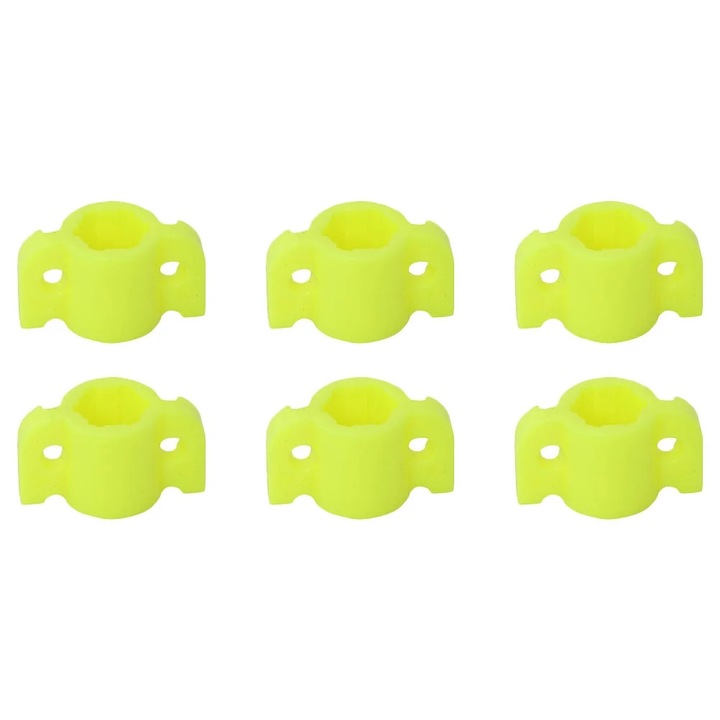 Set 6 accesorii sageti pescuit galben 3.1x1.26x0.9cm