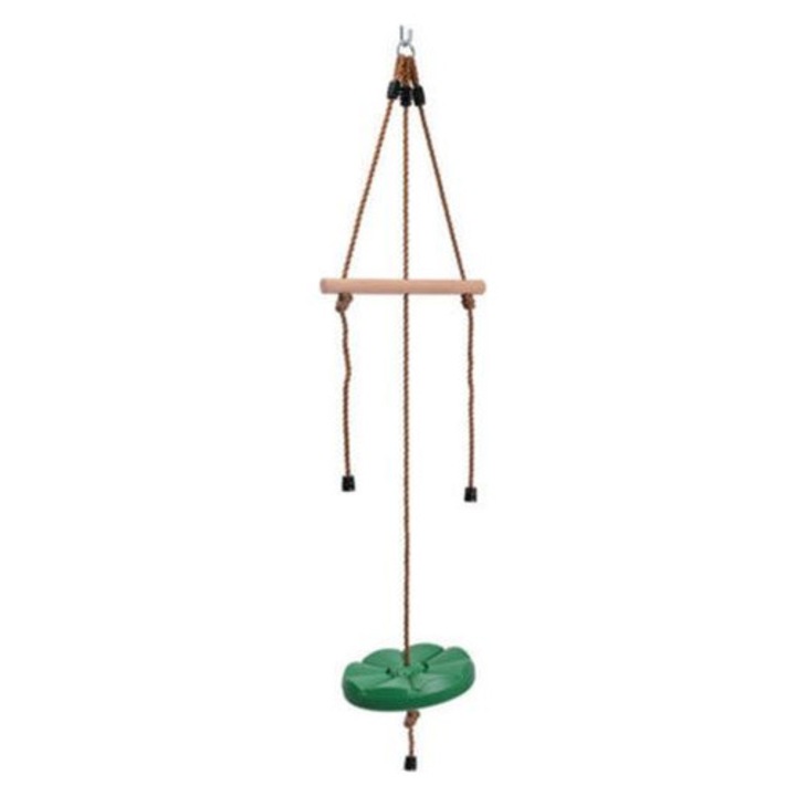 Gyermek hinta és mászóka, műanyag, zöld, 100kg