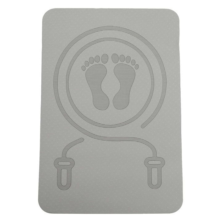 Saltea antrenament TPE pentru sarit coarda, antiderapanta, 120x60x1cm