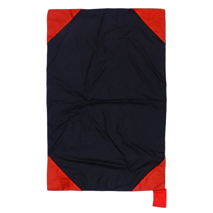 Patura de picnic impermeabila, 110x70cm, albastru, nylon, usoara si compacta
