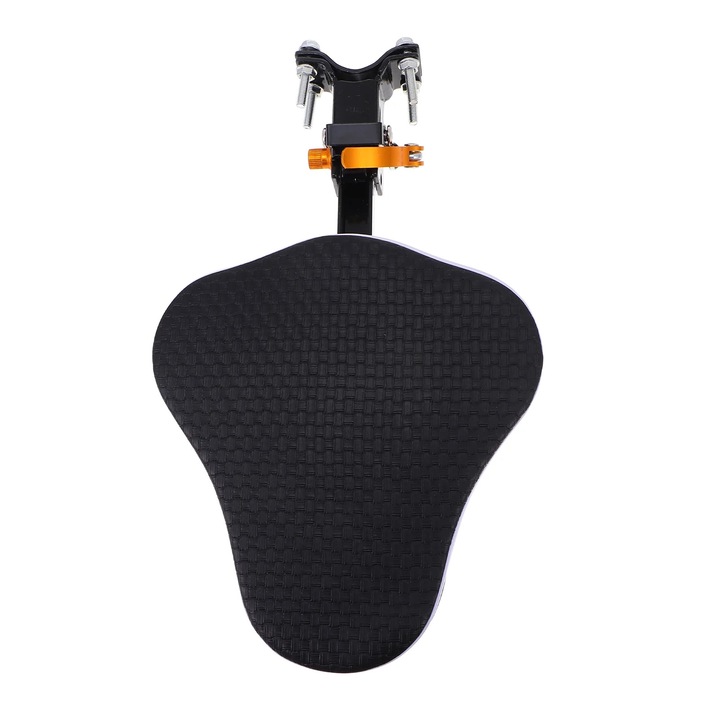Scaun copii bicicleta, negru, 35x20x5cm, spuma si otel carbon, capacitate 20kg