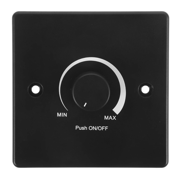 Comutator dimmer LED YANYXR negru 8.5x8.5x5cm
