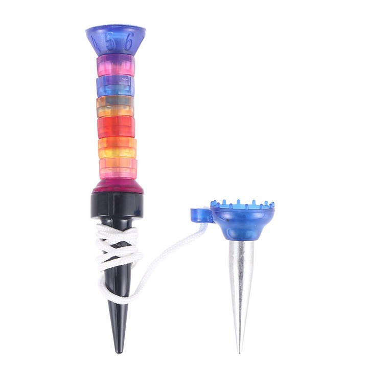 Set tee golf magnet flexibil reutilizabil multicolor 7.5x1.5x1.5cm