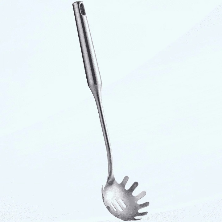 Spagettivilla, 18/8 rozsdamentes acél, kényelmes kialakítás, 34 cm