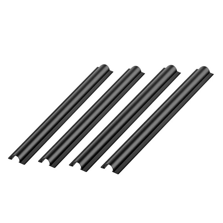 Protector cablu auto YANYXR set 4 buc negru 180x16mm PVC