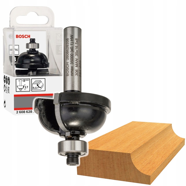 Freza profil Bosch Standard for Wood 35mm 9,5mm 8x59mm