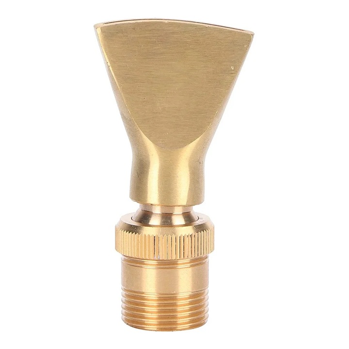 Duza fantana cu pulverizare evantai cupru maro 9x4x3cm