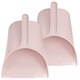 Set 2 lopeti de gunoi, plastic, roz, 24.5x22x15cm