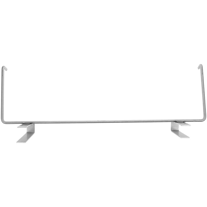 Suport rame stup din otel inoxidabil, 46x17x10cm, argintiu