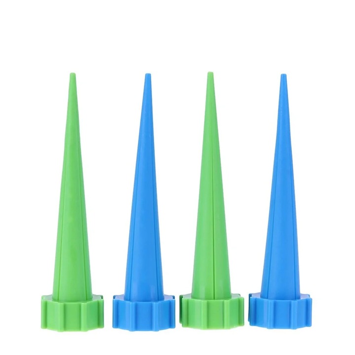 Set 8 picuratoare irigare automatice, plastic, multicolor, 13.5x2.7x2.7cm