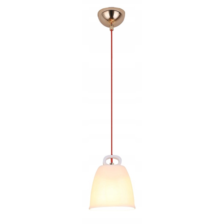 Candellux Sewilla függőlámpa, fehér kerámia, 123x10x15cm, 1x40W E27