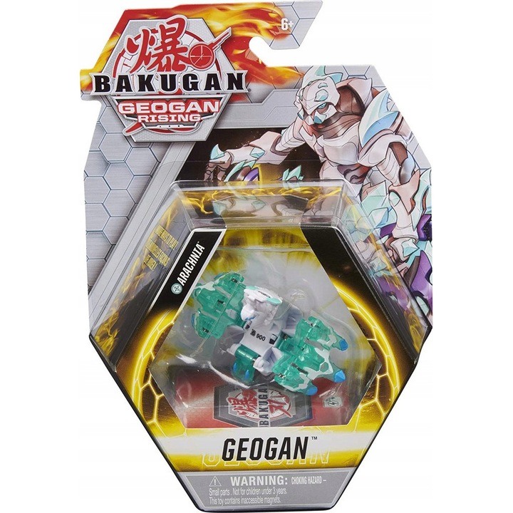 Figurina Bakugan Spin Master Geogan Rising Pyrus Surturan piros 1 szett