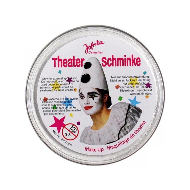 Arcfesték, ezüst színben